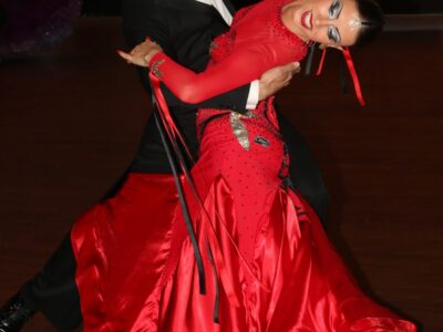 Imagine din proba de tango dans sportiv, dans de performanta